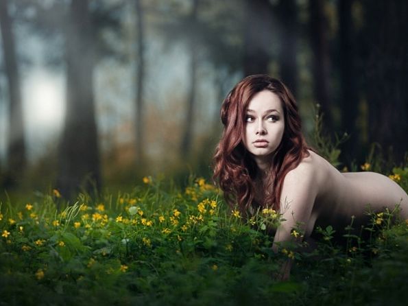 Nude Girls In The Forest