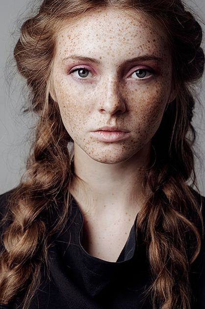 Nude Redhead Models With Freckles