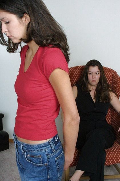 Young Teens Getting Spanked