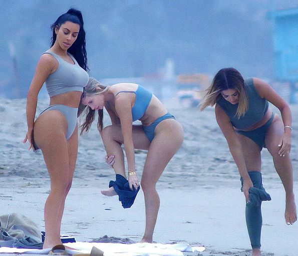 Kardashian Nude Yoga