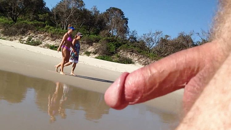 Walking On Nude Beach