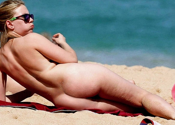 Naked Beach Ass