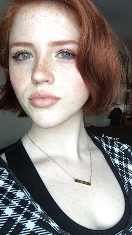 Freckled Redhead Teen