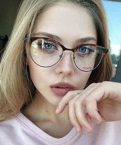 Blonde Teen Naked Glasses