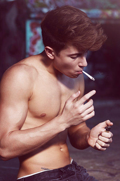 Nude Teens Smoking