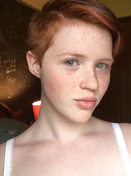 Pale Redhead Teen Fucks Hard