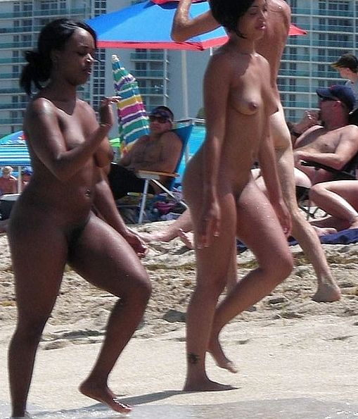 Black Nude Public