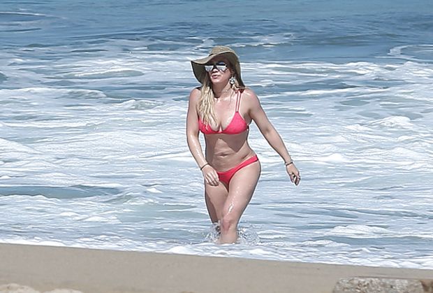 Hilary Duff Naked On Beach