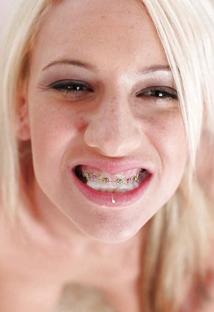 Teen Blond Facial Picture